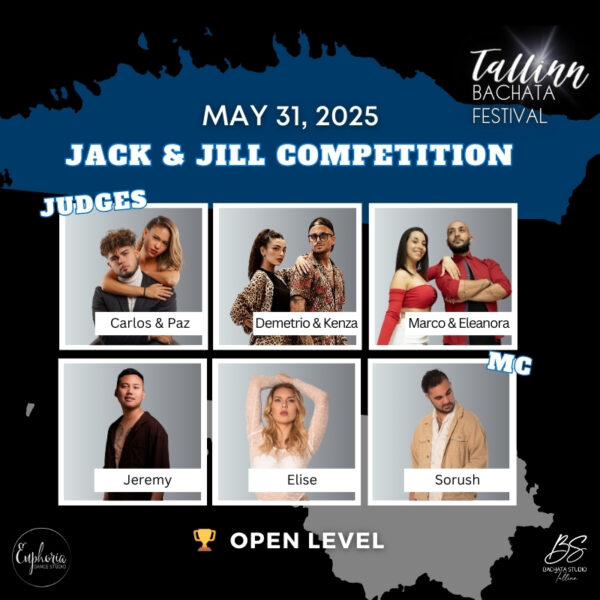 Jack & Jill Social Dance Competition at Tallinn Bachata Festival, May 31st 2025