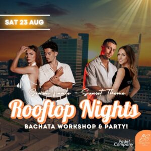 ROOFTOP NIGHTS:  Sunset party / August 23rd