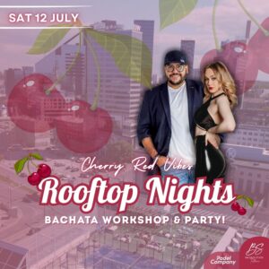ROOFTOP NIGHTS: Cherry Red Vibes Theme July 12th