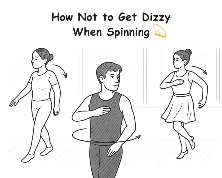 How Not to Get Dizzy When Spinning?