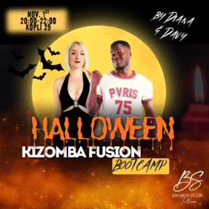 Halloween Kizomba Fusion 2-hour Bootcamp with Diana & Davy 🎃👻🐈‍⬛🕷️🕸️